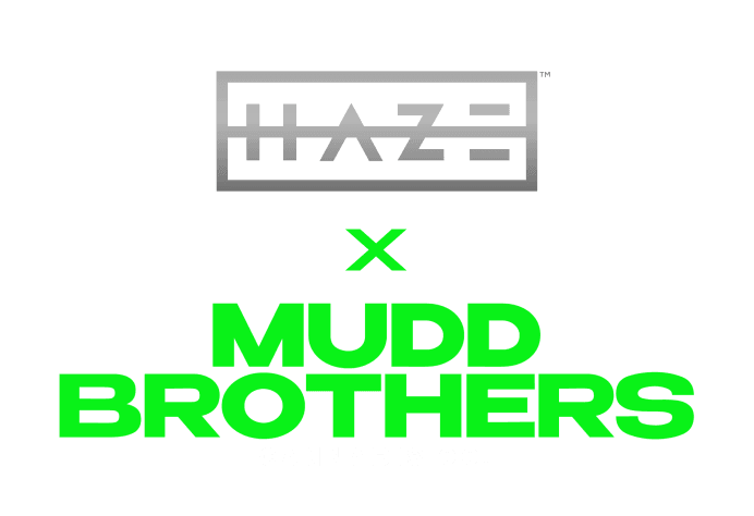 HAZE x Mudd Brothers cannabis brand logo